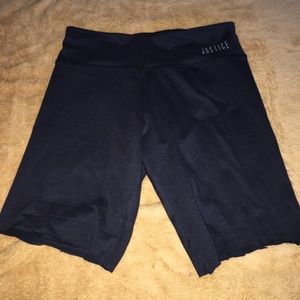 Black biker shorts